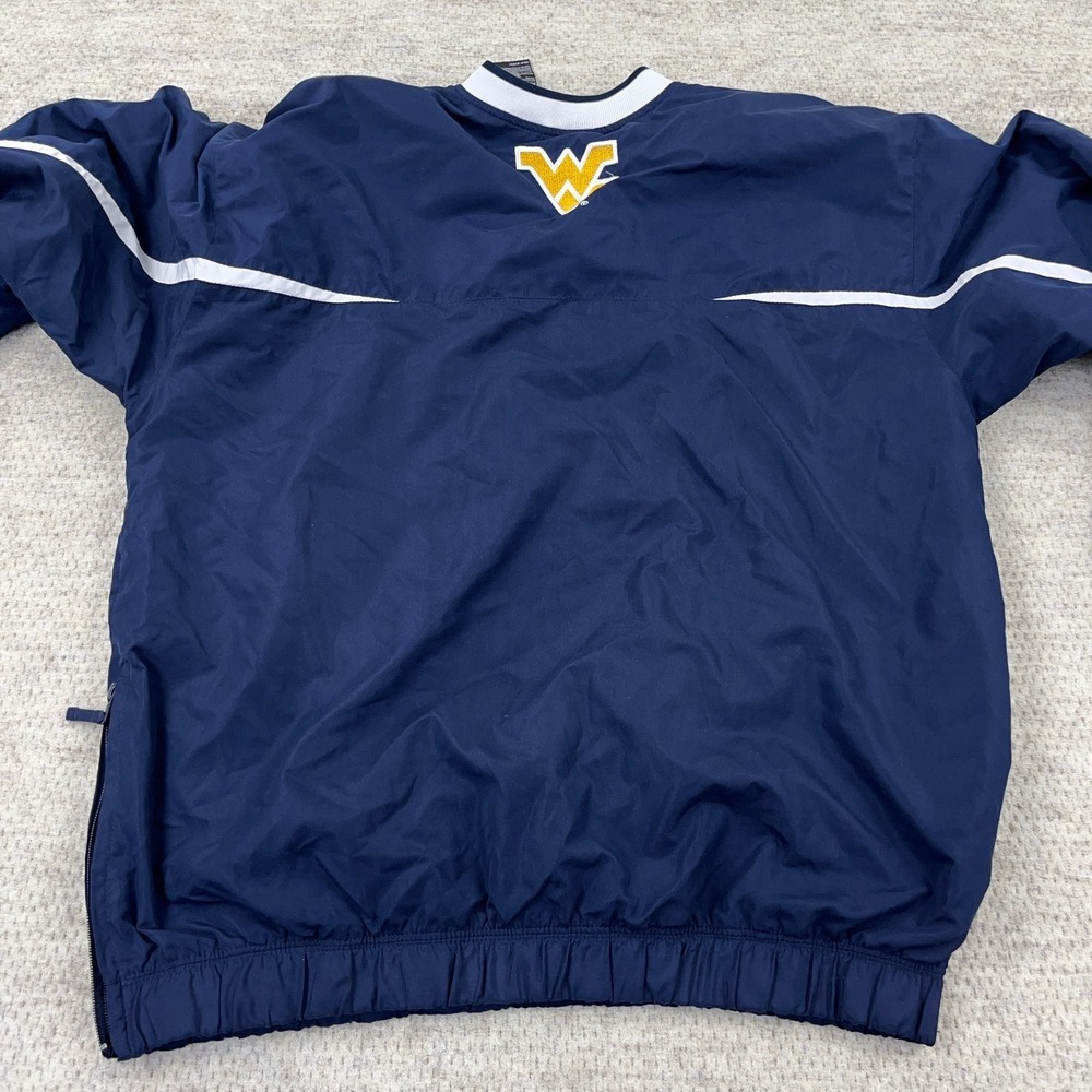 Vintage West Virginia Mountaineers Jacket Men Mediup Pullover Starter WVU Lined - Picture 7 of 12
